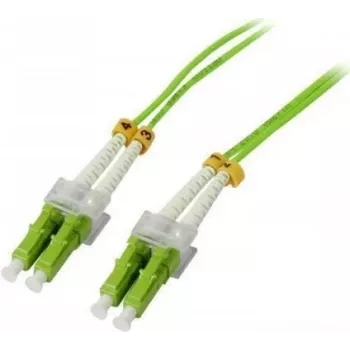 SYNERGY21 S215504 OM5 Duplex LC-LC Glasfaser-Patchkabel 25m Grün
