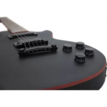 DIMAVERY LP-800 E-Gitarre, Mattschwarz 26219400