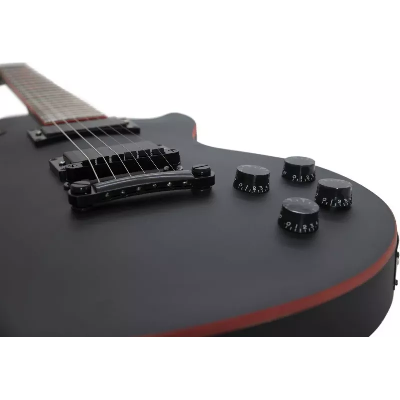 DIMAVERY LP-800 E-Gitarre, Mattschwarz 26219400