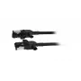 SYNERGY21 S218115 CAT6A S/FTP Slim Patchkabel, RJ45, 2m, Schwarz, 500MHz, LSZH, Drehstecker
