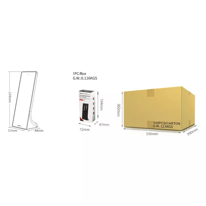 Miboxer Synergy 21 LED-Fernbedienung Dual White CCT 3 Zonen (Y2)