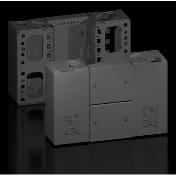 Rittal VX 8660020 Sockeleckstück mit Front-/Rückblende, 200 mm Höhe