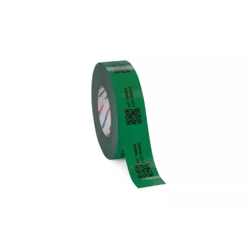 HellermannTyton 596-12166 Thermotransfer-Polyester-Etikettrolle, 25,4 x 12,7 mm, Weiß, Permanent-Acryl-Klebstoff, 2500 Etiketten