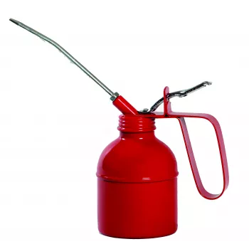IWH Metall-Ölkanne 300 ml mit verzinkter Stahlpumpe und Metallauslauf 032016