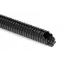 HellermannTyton 166-12013 HG-ELWS12-PA6-BK Wellschutzschlauch, Schwarz, 10 mm Innendurchmesser, 50 m
