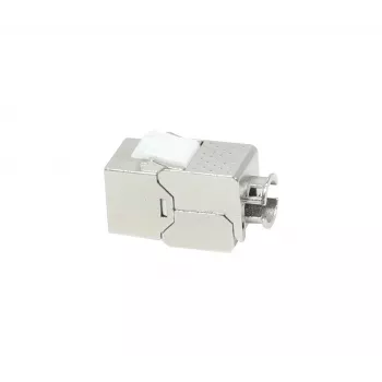 SYNERGY21 S216378V3 CAT8.1 RJ45 Keystone-Modul, Slim-line kurz, GHMT-zertifiziert, Weiß