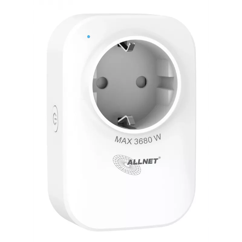 ALLNET ESP32 WLAN Smart Steckdose mit Energiemessung und 2x USB Ladegerät ALL3079