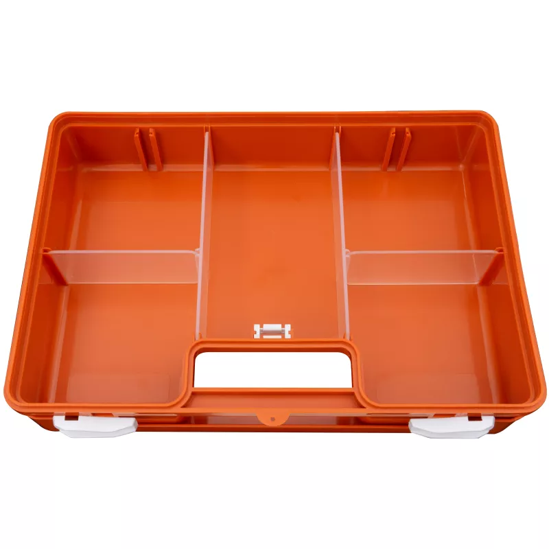 PETEX 43924035 DIN 13169 Erste-Hilfe-Koffer, Orange, 350 x 140 x 240 mm