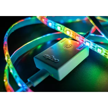 SYNERGY21 QuinLED dig2GO tragbares digitales LED-Bundle mit RGBW-Streifen, Leistungscontroller und Netzteil S21-LED-JT230011