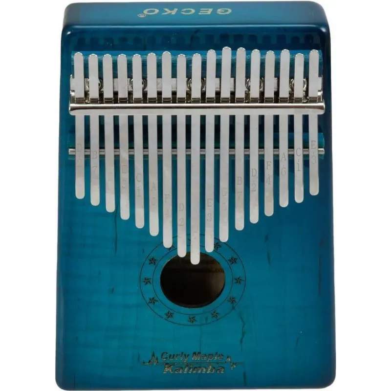 Dimavery KL-6 Kalimba, 17 Tasten, C-Dur, Blau 26051620