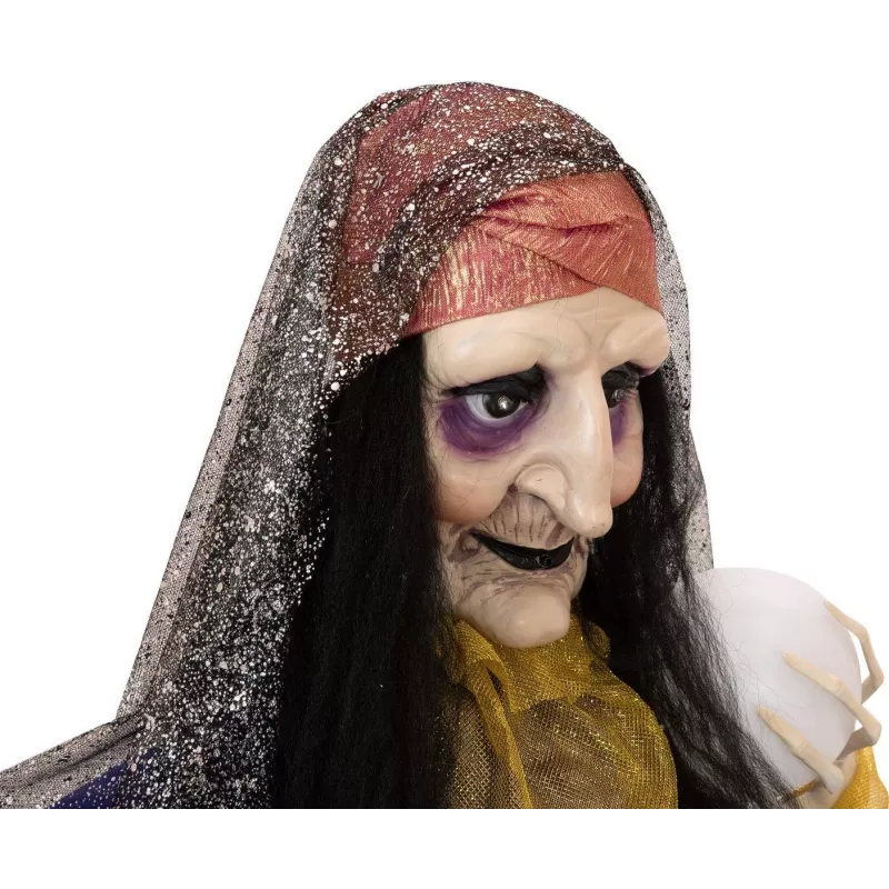 EUROPALMS Halloween animierte Wahrsagerin Figur, 50cm 83316113
