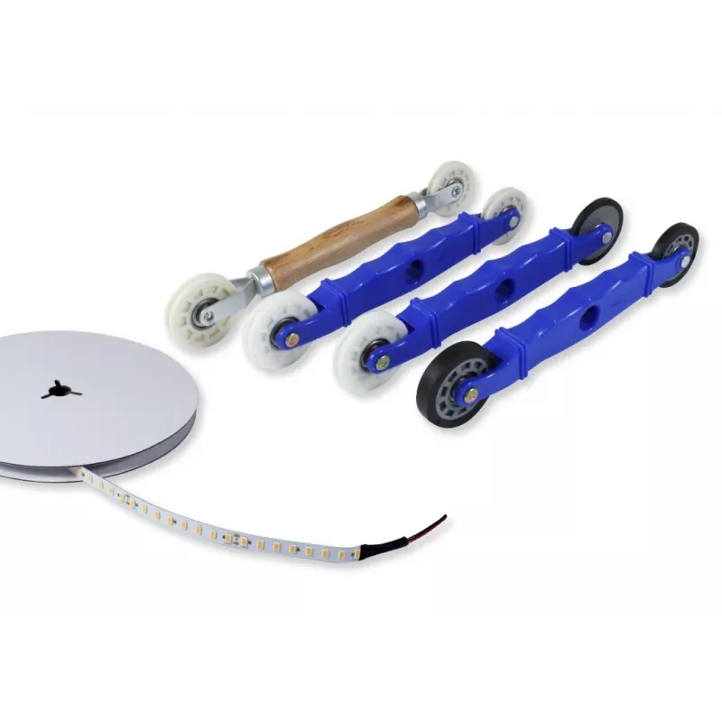 SYNERGY21 S21-LED-02400249 LED-Streifen-Installationswerkzeug mit Kunststoffrille und Gummiwalze