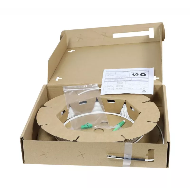 SYNERGY21 S218215 OS2 Simplex LWL-Patchkabel, LC/APC auf LC/APC, 9/125 µm, G.657.A2, 2,2 mm, 80 m