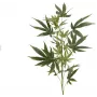 EUROPALMS Künstlicher Hanfzweig, 90cm, Grün 82506699
