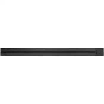 SYNERGY21 MODULRAIL Steckdosenleiste 1000 mm mit Schalter Schwarz (S21-MR007)