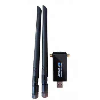 ALLNET Wireless AX 1800Mbit USB 3.0 WLAN Stick Dongle ALL-WA1800AX-EXT mit externen Antennen