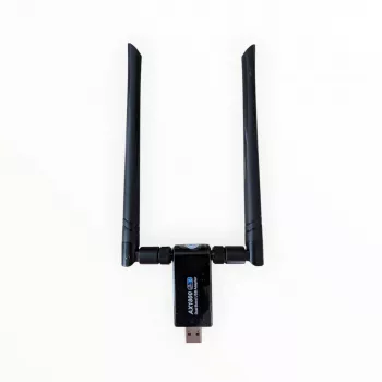 ALLNET Wireless AX 1800Mbit USB 3.0 WLAN Stick Dongle ALL-WA1800AX-EXT mit externen Antennen