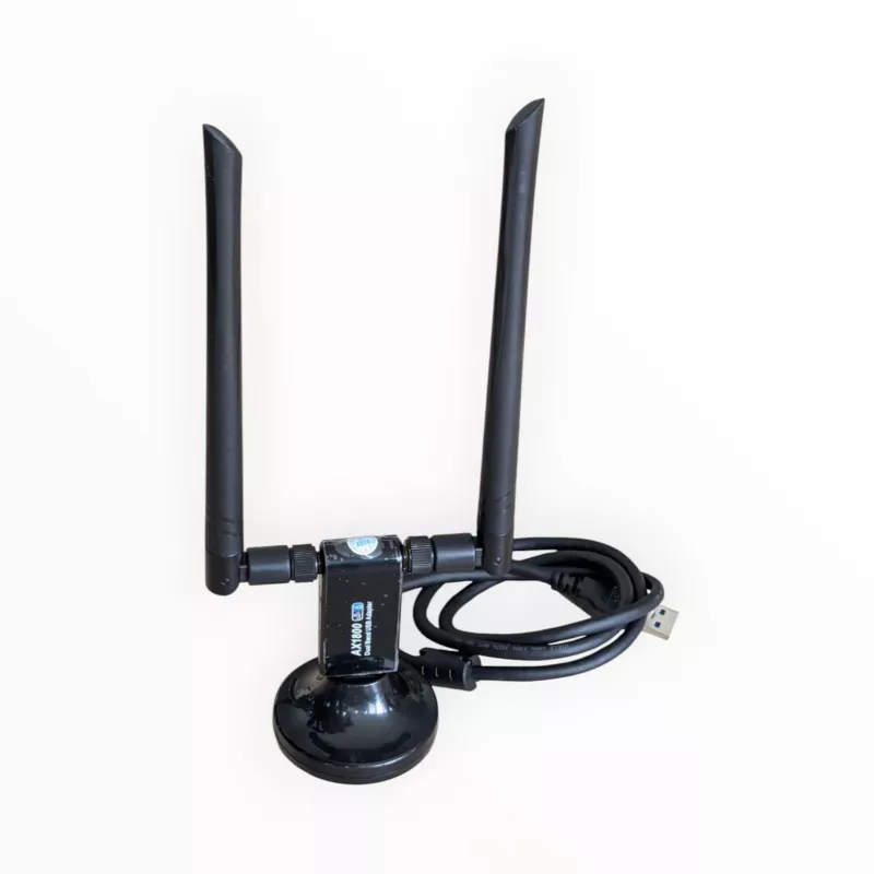 ALLNET Wireless AX 1800Mbit USB 3.0 WLAN Stick Dongle ALL-WA1800AX-EXT mit externen Antennen