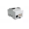 ALLNET DIN-Schienen-Montagegehäuse für Raspberry Pi 4 Model B mit transparentem Fenster, Grau 25.0410000.RP4