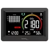 Technoline WL1028 CO2-Monitor Luftqualitätsmonitor mit Alarm Schwarz