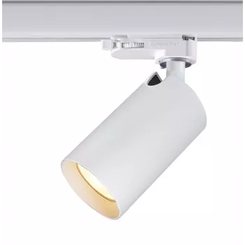 SYNERGY21 LED-Stromschienenstrahler für 3-Phasen-Stromschiene, VLH-Serie, GU10, Weiß S21-LED-Z26056