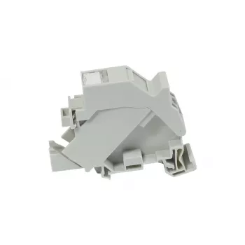 SYNERGY21 Keystone-Modulhalter DIN-Schiene Slim ABS für 1xTP Modul Slim Line (S215416V2)