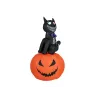 EUROPALMS Halloween Aufblasbare Figur Katze mit Kürbis, 183cm 83316152