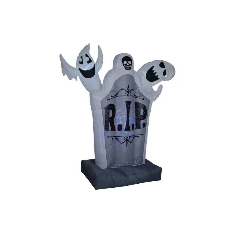 EUROPALMS Halloween aufblasbare Grabstein-Dekoration, 183cm 83316156