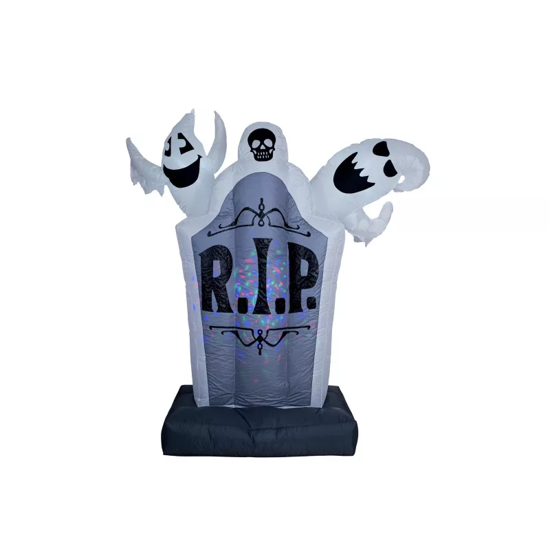 EUROPALMS Halloween aufblasbare Grabstein-Dekoration, 183cm 83316156