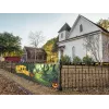 EUROPALMS Halloween Banner, Geisterwald, 300x90cm 80164205