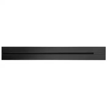 Synergy 21 MODULRAIL Aufputz-Steckdosenschiene, 600 mm, Schwarz (S21-MR001)