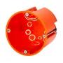 f-tronic HW Hohlwanddose E117, Ø 68 mm, Tiefe 61 mm, halogenfrei, orange 7350165