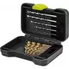Goobay 17-teiliges Metall- und Steinbohrer-Set mit Schrauberbits in robustem Etui 77848