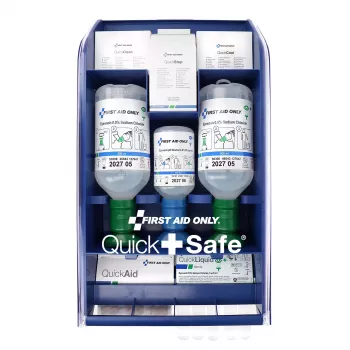 First Aid Only Quick+ Safe DIN EN 15154-4 Erste-Hilfe-Kasten Blau (P-44027 00)