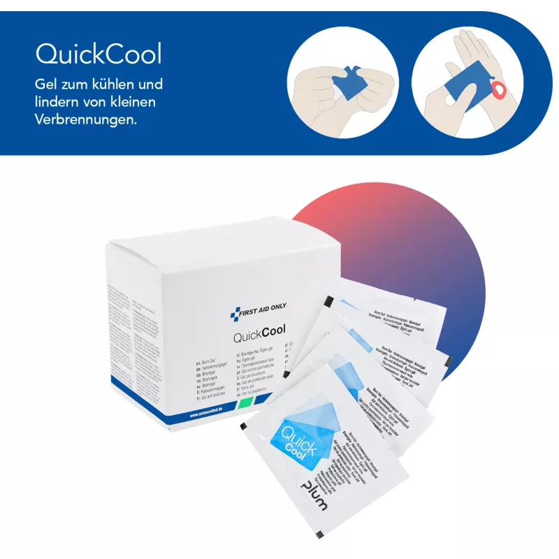 First Aid Only Quick+ Safe DIN EN 15154-4 Erste-Hilfe-Kasten Blau (P-44027 00)