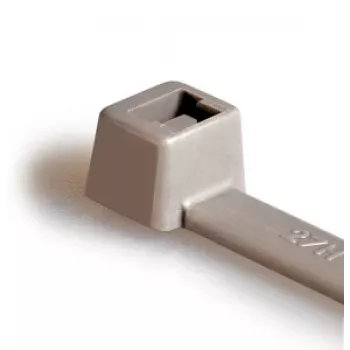 HellermannTyton T80R Kabelbinder, Polyamid 6.6, Grau, 360 mm x 4.6 mm, 100 Stück (116-08018)