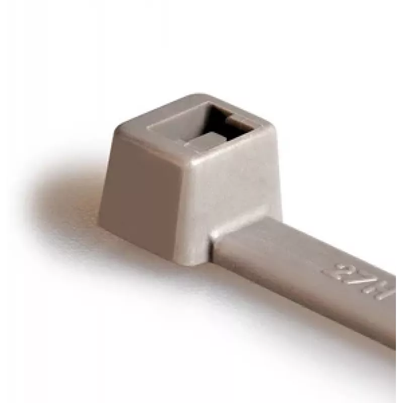 HellermannTyton T80R Kabelbinder, Polyamid 6.6, Grau, 360 mm x 4.6 mm, 100 Stück (116-08018)