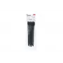 HellermannTyton SOFTFIX® wiederverwendbarer Kabelbinder 260 mm x 11 mm, Schwarz, 8er-Pack 115-11270