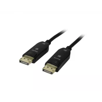 SYNERGY21 DisplayPort 2.0 Aktives Optisches Kabel, ST/ST, 30m, 8K UHD 7680x4320@60Hz, Schwarz S215925