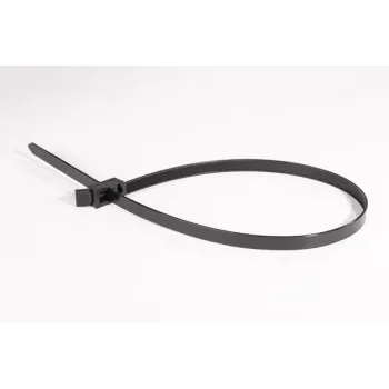 HellermannTyton SpeedyTie wiederverwendbarer Kabelbinder 750mm x 13mm Schwarz (5er-Pack) 115-00030