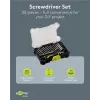 Goobay 77840 Präzisions-Schraubendreher-Set mit 26-teiligem Bit-Set