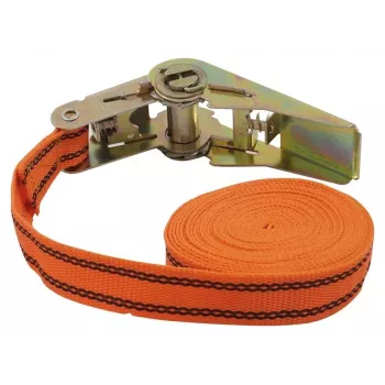 Petex Ratschenspanngurt 1-teilig, 5 m x 25 mm, orange (43192635)