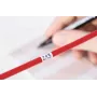 HellermannTyton HSMB-C4-1402 Selbstlaminierende Kabeletiketten, 127x25,4mm, Weiß/Transparent, 100 pro Heft 598-40402