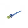 SYNERGY21 S217943 CAT6A S/FTP Slim Patchkabel, RJ45, 500 MHz, Blau