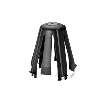 HellermannTyton Q-Mount selbstklebende Kabelbinderhalterung Schwarz (148-00098)