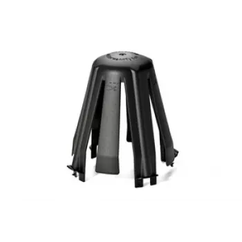 HellermannTyton Q-Mount selbstklebende Kabelbinderhalterung Schwarz (148-00098)