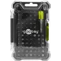 Goobay Tools 72-teiliges Bithalter-Set mit magnetischem Schnellwechsel-Bithalter, S2-Stahl-Bits, 1/4 inch Sechskant-Antrieb, Schlitz, Phillips, Pozidriv, Torx, Security Torx, Hex, Security Hex, Square, Spanner, Tri-Wing, Torq-Set, 25 mm Bits 77843