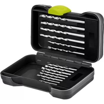 GOOBAY TOOLS 15-teiliges Steinbohrer-Set 4-12 mm mit Wolframcarbid-Spitze im Etui 77849