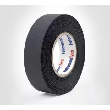 HellermannTyton HTAPE-PROTECT180 Selbstverschmelzendes Gummiband, Schwarz, 25 m x 19 mm x 1,18 mm 712-10002