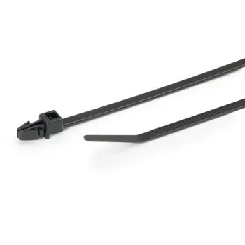 HellermannTyton T30RSF-PA66HS-BK (500) Kabelbinder 158 mm x 3,6 mm Schwarz 500er-Pack 126-00329
